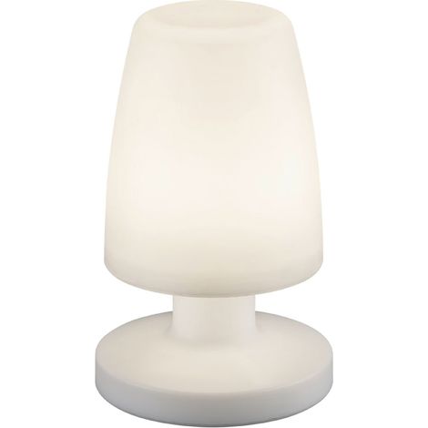 Lampada tavolo da Esterno a LED in Plastica Bianco (1/2)