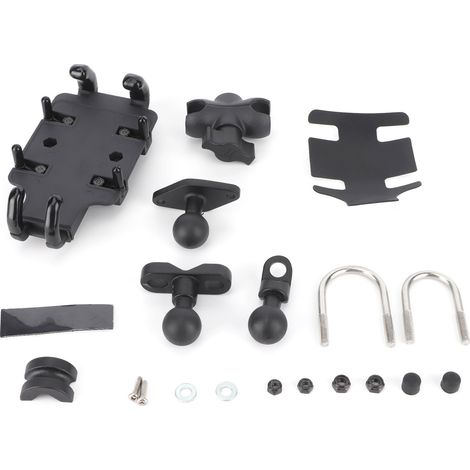 Support universel pour téléphone moto 8 griffes rotatif réglable fixation support téléphone portable (1/5)