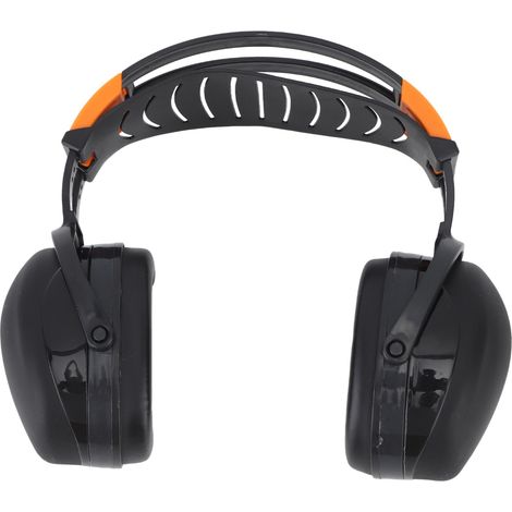 Casque antibruit pliable et léger pour une protection auditive optimale lors du jardinage, du tir et de la tonte de pelouse (noir).