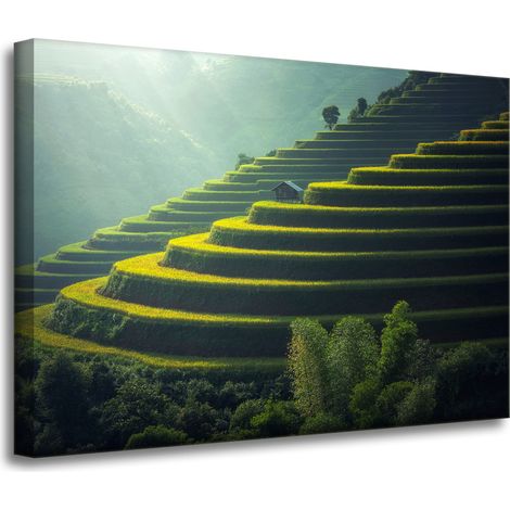 Leinwanddruck Natur Landschaft Landwirtschaft 70x50