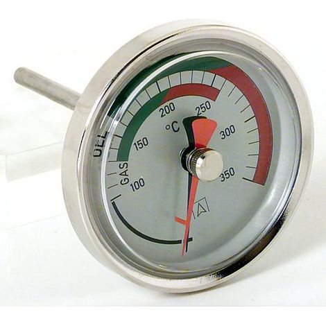 Thermometre de T°C de gaz de fumee RTC 100 Longueur de sonde 100 mm