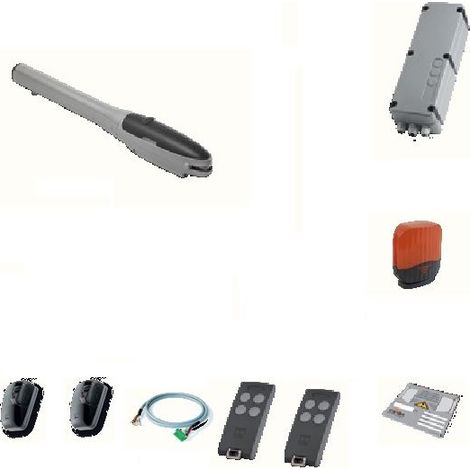 Kit complet vérin vis sans fin BLEGOS, portail 2 battants, 24V, avec encodeur et batterie - CARDIN - (1/3)