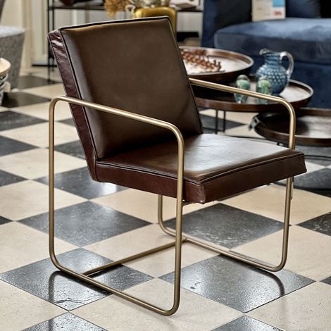 Fauteuil cuir circuit 85x68x57cm (1/3)