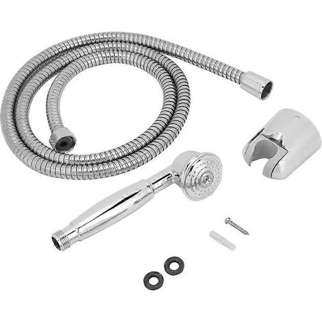 Ensemble de douche de luxe en acier inoxydable pour salle de bain, système de pommeau de douche et flexible de douche G1/2". (1/5)