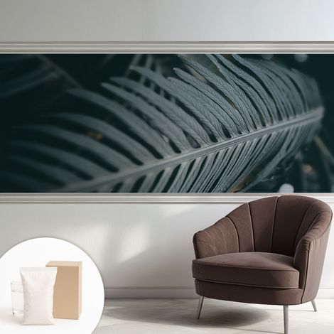 Carta Da Parati - Non Tessuto - Con Colla Inclusa - Per Interni - Ecologica - Con Ingresso - Soggiorno Foglia verde 250x104 cm (1/5)