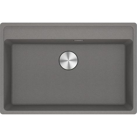 Franke Einbaubecken Maris MRG 210-72 A Fragranit flächenbündig einbaubar, Steingrau, Druckknopfventil (1/3)