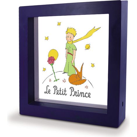 Lampada a LED con cornice luminosa - Blu - LE PETIT PRINCE (1/4)