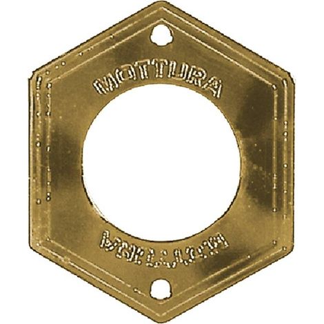 MOSTRINA ESTERNA ART.95148 finitura ottonata