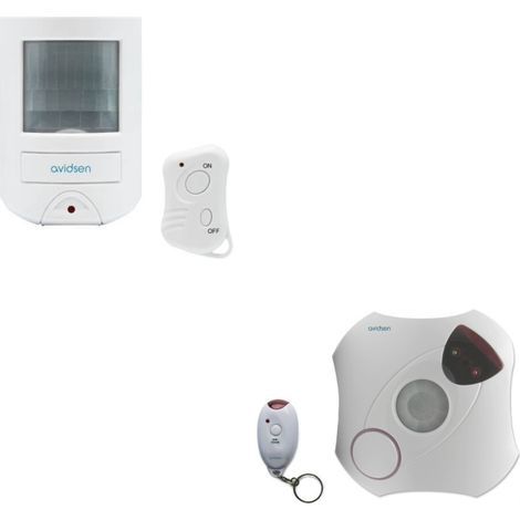 2 mini alarmas con detectores de movimiento
