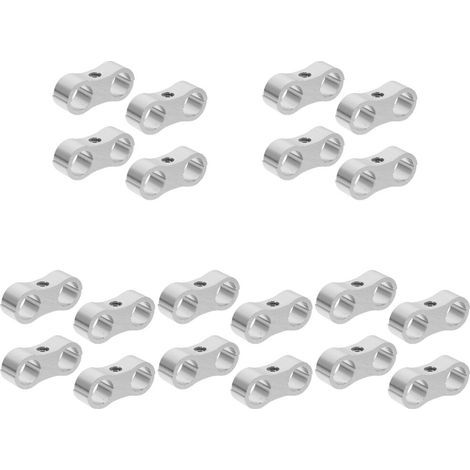 20Pièces Colliers Séparateurs De Tuyaux Aluminium Bleu 6An (1/2)