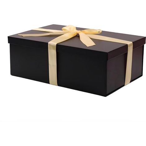 Beauvie-35 x 24 x 10 cm - Emballage cadeau - Boîte vide - Emballage cadeau pour anniversaires et mariages - Boîte pliante - Emballage cadeau avec ruban - Idéal pour emballer des cadeaux d'anniversaire (1/5)