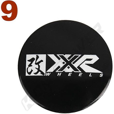 Lot de 4 autocollants de 56 mm ADVAN ENKEI SSR XXR WEDSSPORT KRANZE WORK MEISTER VS Logo pour cache-moyeu de jante (1/5)