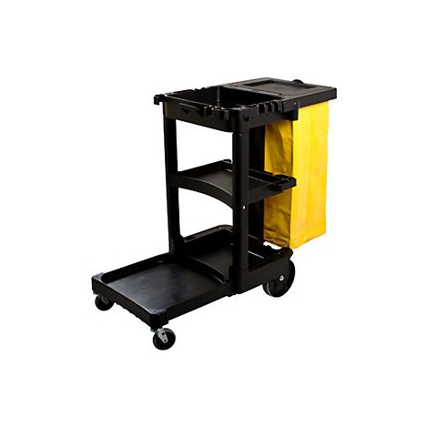 Carro de limpieza  incl bolsa de basura de vinilo  L x A x H