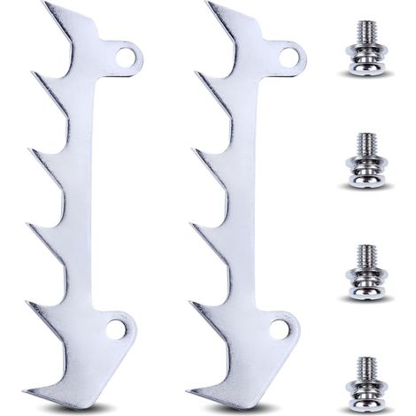 Lot de 2 Pointes de protection MS170 & Vis pour Stihl MS180 MS200 MS201 MS210 MS230 MS250 MS171 MS181 MS211 017 018 020 021 023 025 019T MS190T MS192T MS193T MS200T Tronçonneuse (1/5)