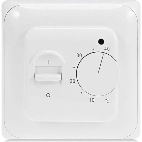 Thermostat Mural - Chauffage Au Sol - Sonde Externe - 220 V 16 A - Manuel (1/4)