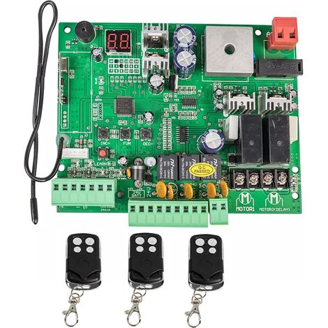 Kit d'ouvre-portes automatiques Carte 12V/24V for panneau de commande d'ouvre-porte pivotant à Double bras automatique système de Center de contrôle intelligent remplacer les raccords pour accessoires (1/5)