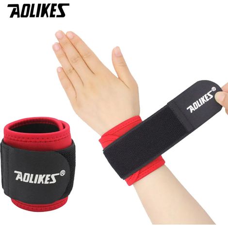 Bracelet ajustable (rouge), unisexe, protection sportive professionnelle