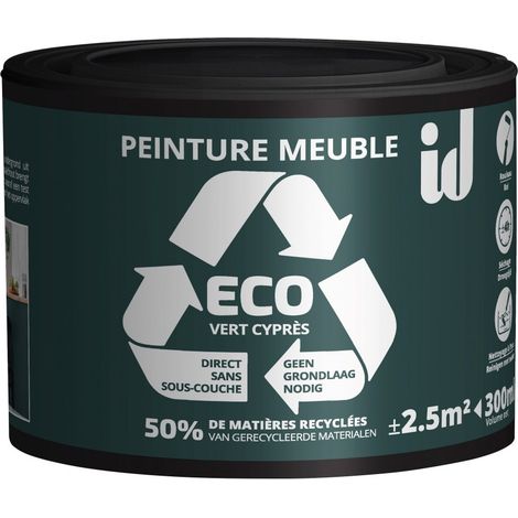 Peinture ECO pour boiseries et meubles - vert cyprès 300ml - ID PARIS (1/3)