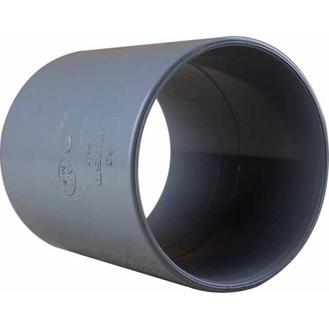 Manchon lisse femelle femelle PVC Ø63 - First Plast (1/3)