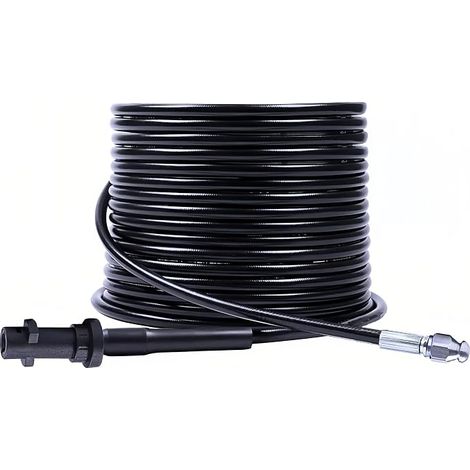 StoneBanks 20m Abflussreiniger für Kärcher Hochdruckreiniger, Abflussreinigungssonde für Kärcher K2, K3, K4, K5 und K7 Serie, 220 Bar Abflussreiniger (1/5)