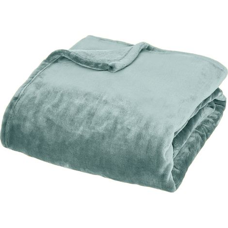 Plaid "Cuddly" 130 x 180 cm flanelle 550 g Atmosphera