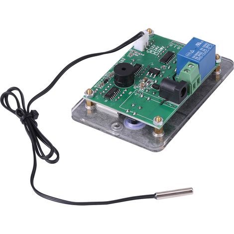 12V Digitaler Temperaturregler 10A Thermostat-Steuerschalter mit Sonde (1/5)