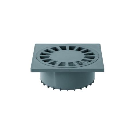 Siphon de sol en PVC S-246 de JIMTEN RIUVERT Dimensions: 150x150 - Ø50 mm