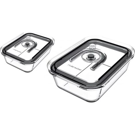Ersatzteil - Set aus 2 Glasbehältern -  -