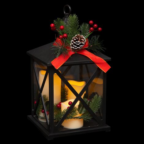 Feeric Lights 3560233780805 Schwarze Lichterlanterne 19x19x32,5 cm