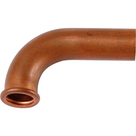 Douille cuivre coudé - Pour écrou F 1/2' - diamètre 14 mm