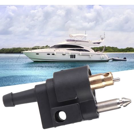 Raccord mâle 1/4 pouce pour réservoir carburant, joint tuyau adapté moteur hors-bord Yamaha, pièce connexion essence (1/5)