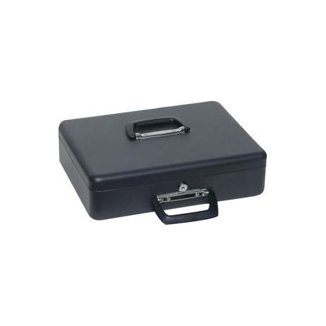 Caja de efectivo ,negro .,E uroein.,370x290x110