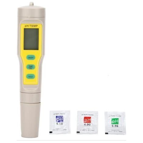 BUNTHAUS PH 03 Tester de qualité de L'Eau, PH Numérique PHETER 0,00 14,00 PH Plage, 0,01 PHE PRÉSURCTION, avec Compensation Automatique de Température, pour Aquariums, Piscines, Eau (1/5)