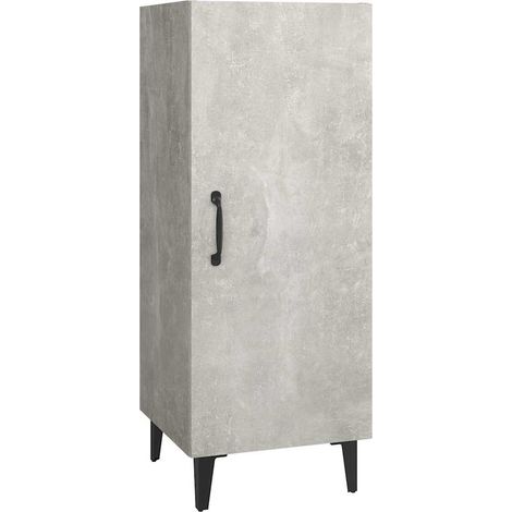 Sideboard/Anrichte/Buffet Betongrau 34,5x34x90 cm Holzwerkstoff LXWW323157 (1/5)