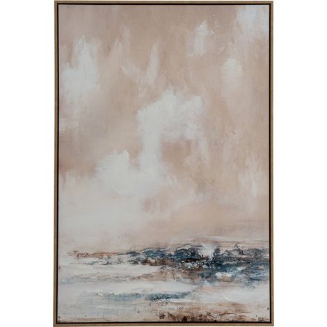 Veydra Hand Painted Canvas in Frame - Wood - L3 x W50 x H120 cm - Multi-Coloured