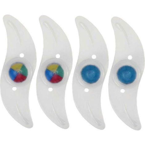 Éclairage étanche pour roues de vélo, lampe LED néon clignotante pour rayons, accessoires de cyclisme (lot de 4). (1/5)