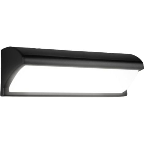 Aplique de pared exterior duradero, con cuerpo de aluminio fundido a presión de alta intensidad y no regulable, y pantalla de policarbonato, apto para una amplia gama de aplicaciones.
