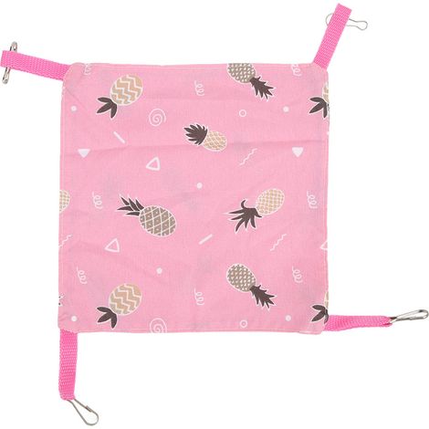 Hamac d'été pour Hamster, lit suspendu respirant pour Hamsters chatons Chinchillas 20x20cm / 7.9x7.9in (1/5)