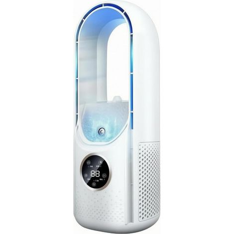 Climatiseur portable- Refroidisseur par évaporation - Sans fenêtre - USB-Blanc (1/5)