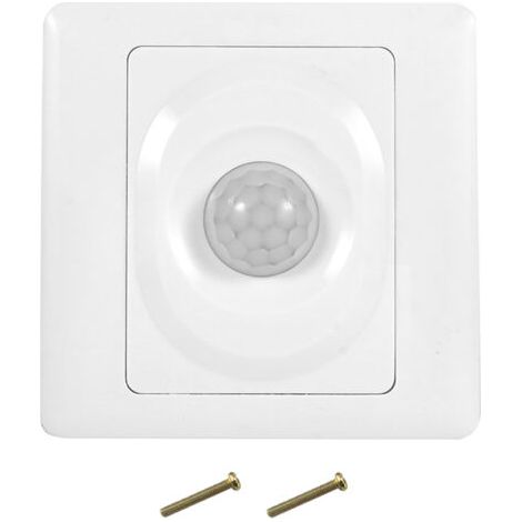Interrupteur de capteur de mouvement infrarouge réglable IR, module automatique pour le contrôle de la lumière monté au mur (1/5)