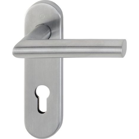 HOPPE Kurzschildgarnitur Amsterdam E1400/353KH Edelstahl F69 ( 3000203119 ) (1/4)