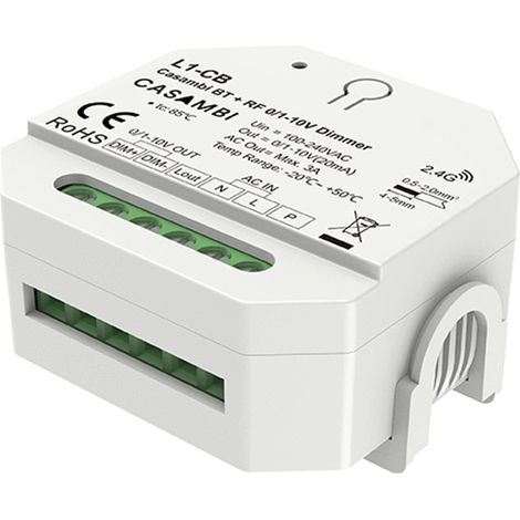 Regolatore Casambi 0/1-10V 1 canale SKYDANCE L1-CB compatibile con telecomando RF e pulsante 720 W (1/5)