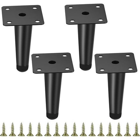 4 gambe per mobili, gambe per mobili da cucina, gambe per tavolino da caffè, gambe per mobili da 10 cm (1/5)