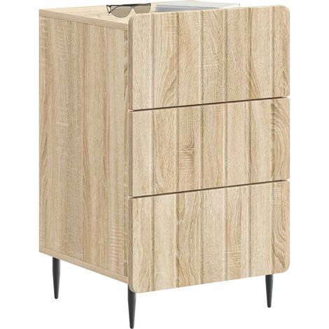 Maison Exclusive - Nachttisch Sonoma-Eiche 43 x 41 x 68 cm Holzwe