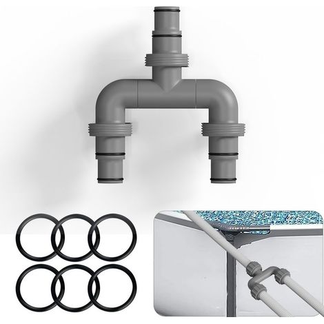 Adaptateur raccord tuyau pompe piscine, connecteur pour système de filtration (1/4)