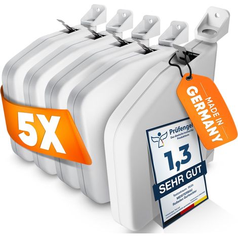 Enrouleurs de sangle de volet roulant pour montage en saillie sans sangle Lot de 5 Enrouleurs de volet roulant rabattables pour sangle de volet roulant de 14 (1/5)