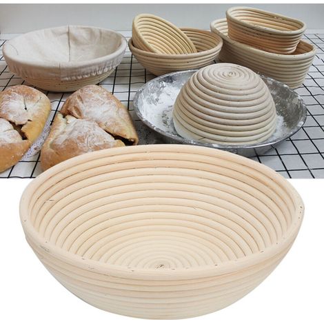 Panier banneton pour pain artisanal, levain, fermentation naturelle et pâtisserie maison.-AquaForge (1/5)
