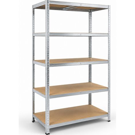 Linder Exclusiv Steckregal, Werkstattregal,Schwerlastregal, Lagerregal, Metallregal 180x100x60 cm (1/5)