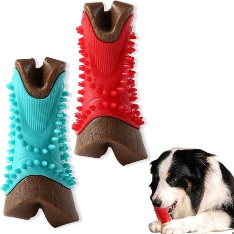 Jouet Chien Indestructible,Lot de 2 Jouets à mâcher pour Chien, Jouet à mâcher résistant (1/4)