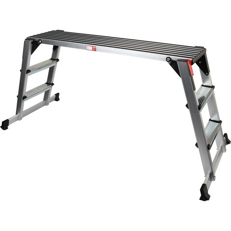 KS Tools Aluminium-Sicherheits-Laufbühne, L1650xB380xH730 mm